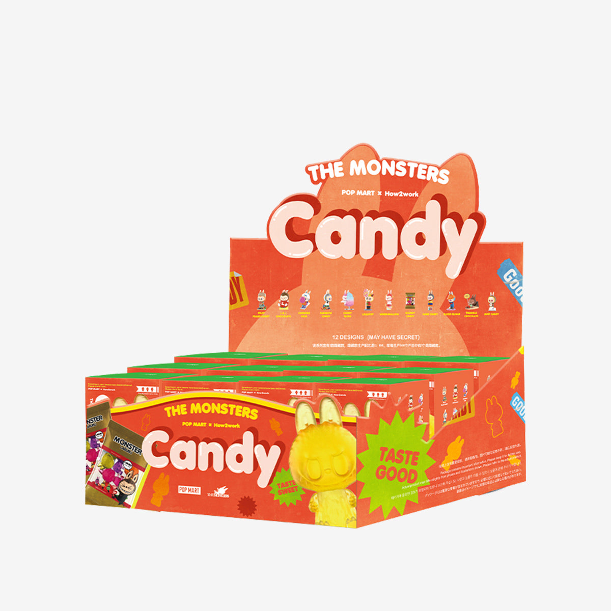 THE MONSTERS Labubu Fruits Series Figure Sealed Case (12 Blind Box)