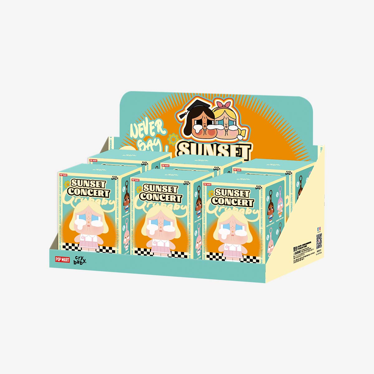 CRYBABY Sunset Concert Series-Plush Pendant Sealed Case (6 Blind Box)