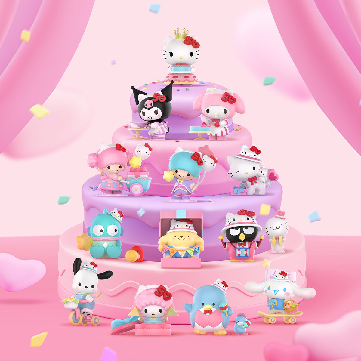 Sanrio Hello Kitty 50th Anniversary Series Figure Single Box (1 Blind Box)