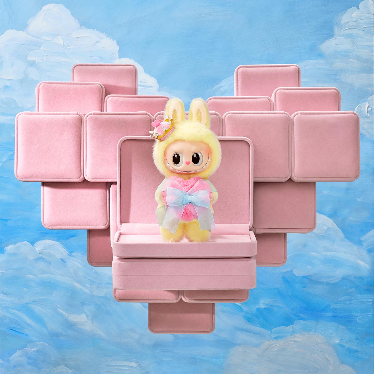 THE MONSTERS Labubu Let's Checkmate Series Vinyl Plush Hanging Card
