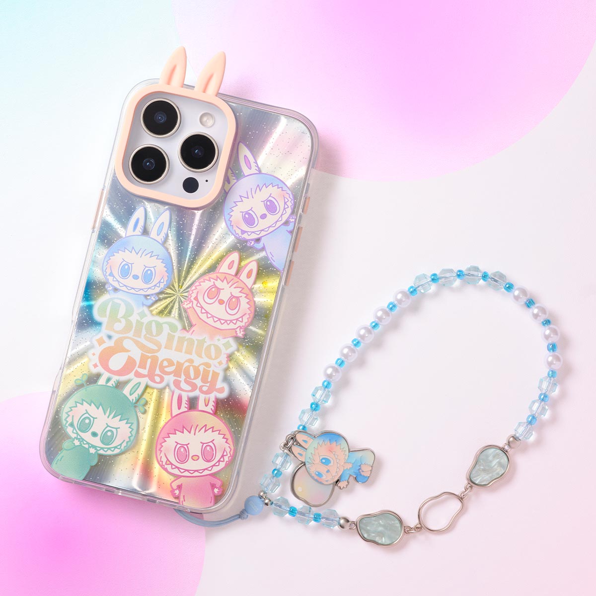 THE MONSTERS Labubu Big into Energy Series Phone Charm Single Box (1 Blind Box)