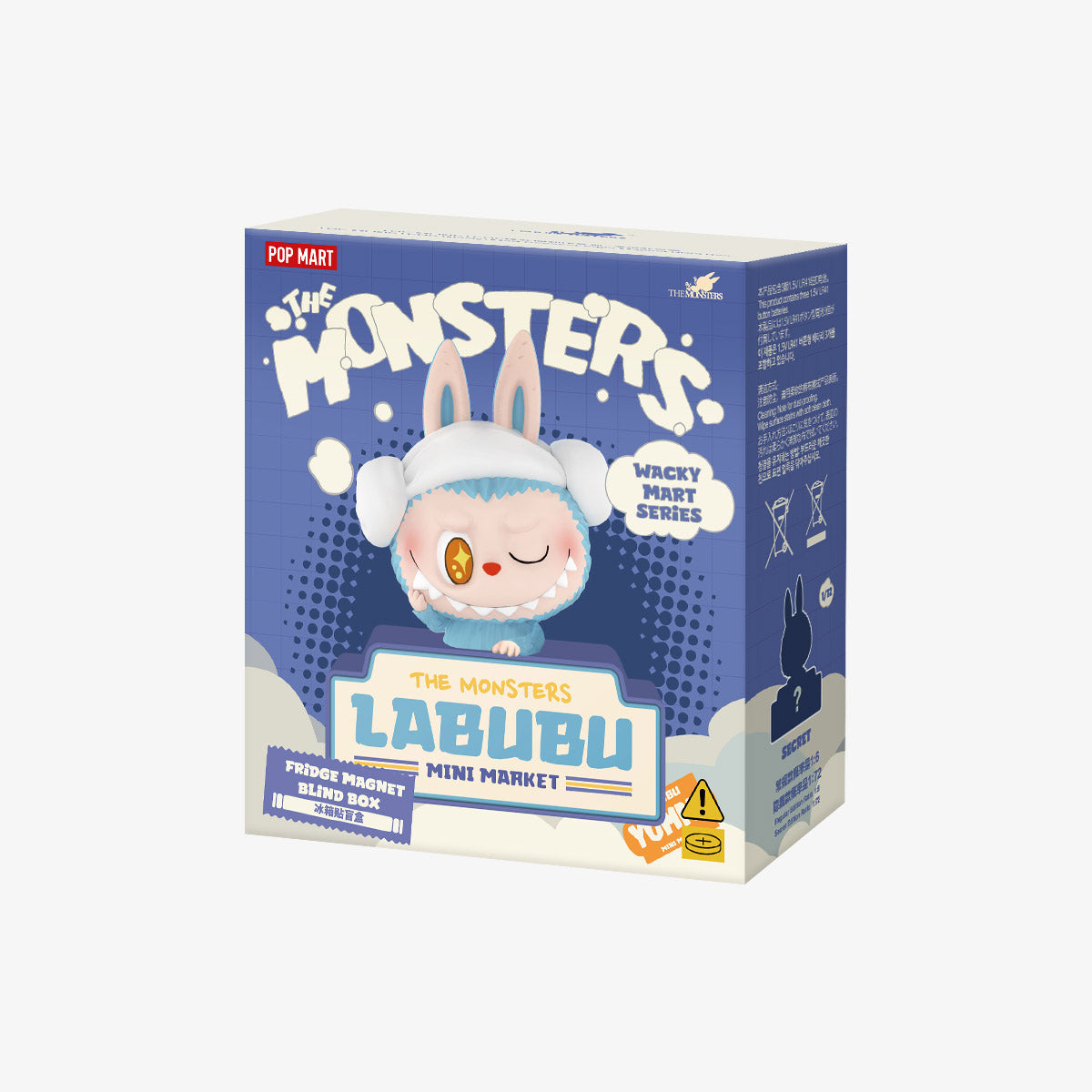 THE MONSTERS Labubu Wacky Mart Series Fridge Magnet Single Box (1 Blind Box)