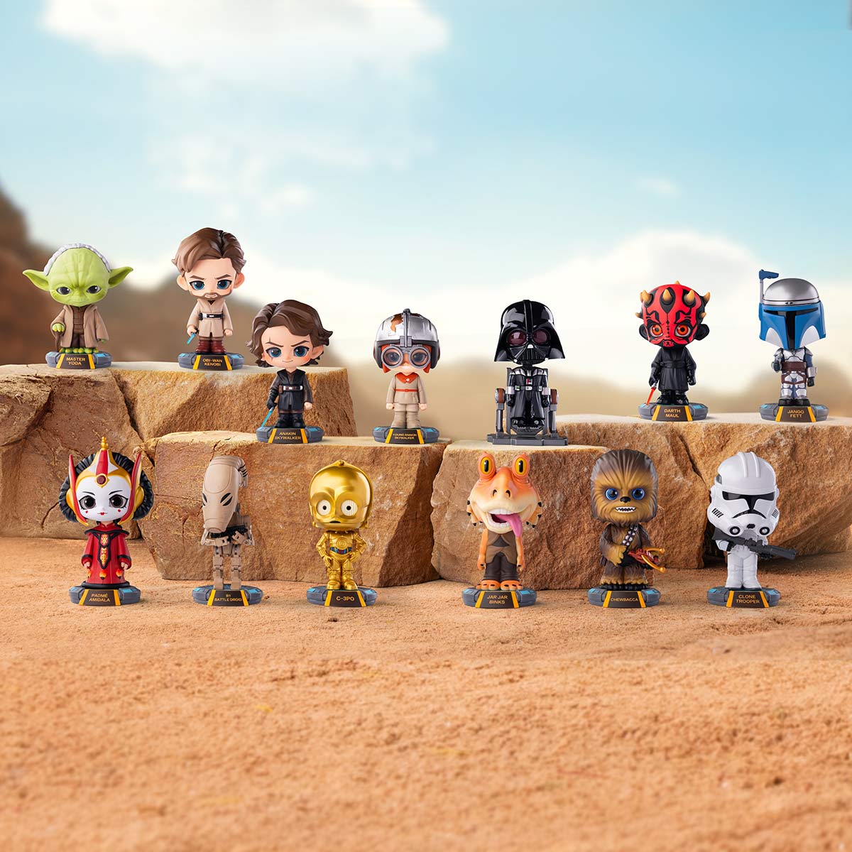 Star Wars Bobblehead Series Figures Sealed Case (12 Blind Box)