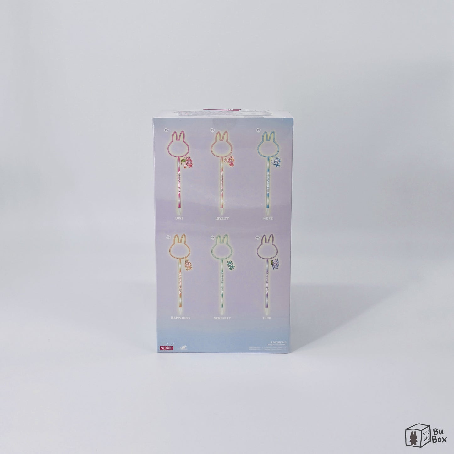 THE MONSTERS Labubu Big into Energy Series Pen Case (6 Blind Boxes) featuring a collection of collectible Labubu pen cases with vibrant and energetic designs, perfect for fans and collectors of Labubu's playful and dynamic style.