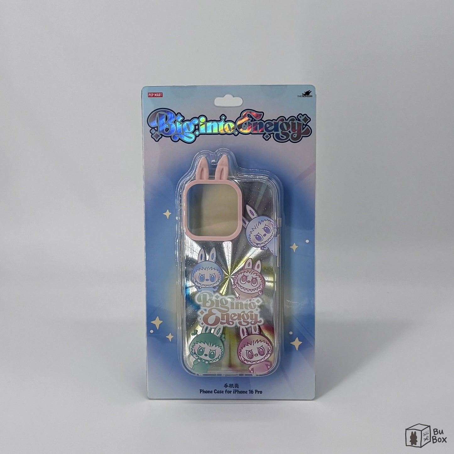 THE MONSTERS Labubu Big into Energy Series iPhone Case featuring a vibrant, energy-themed Labubu character design, perfect for fans of Labubu and stylish, functional phone accessories.