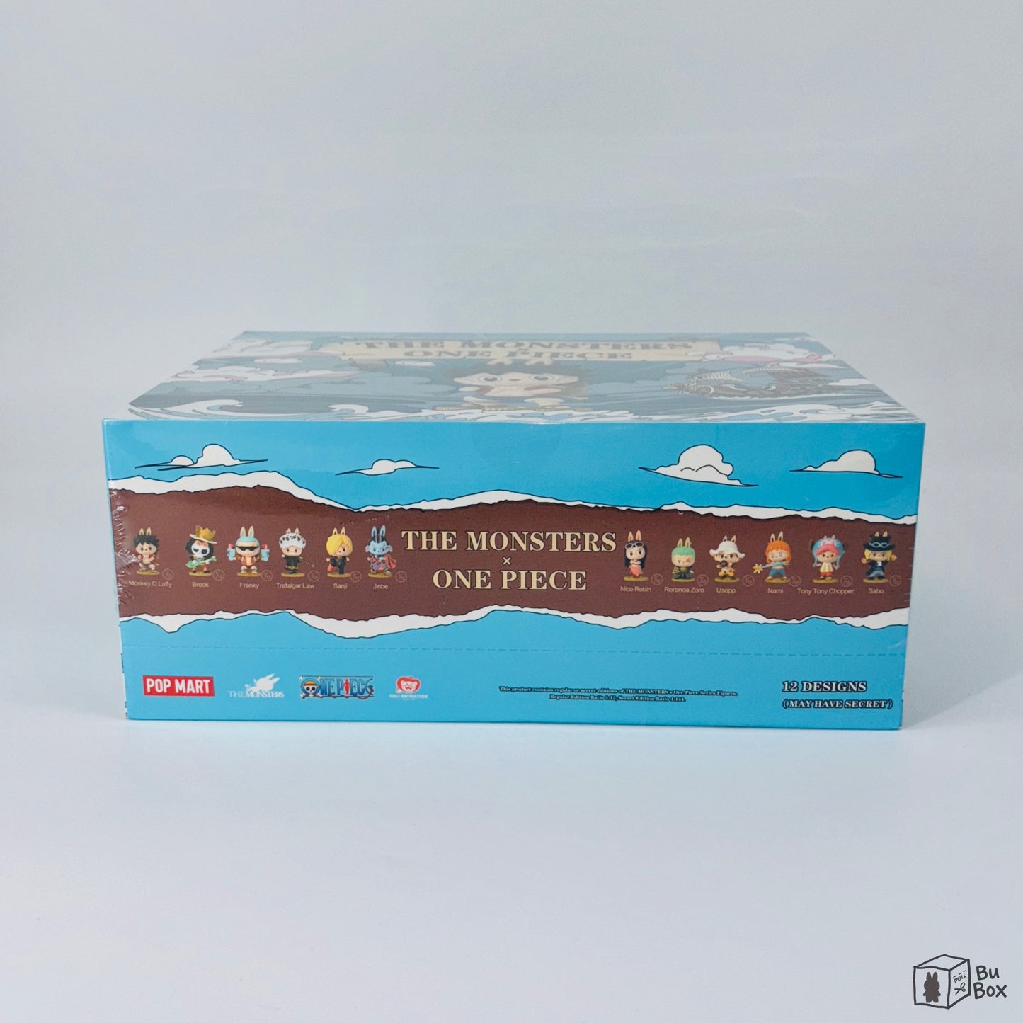 THE MONSTERS Labubu × One Piece Series Figures Sealed Case (12 Blind Box)
