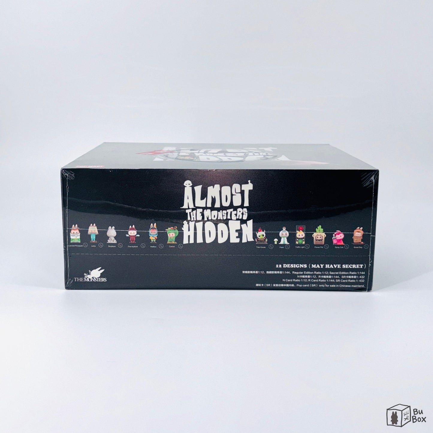 THE MONSTERS Labubu Almost Hidden Series Figures Sealed Case (12 Blind Box)