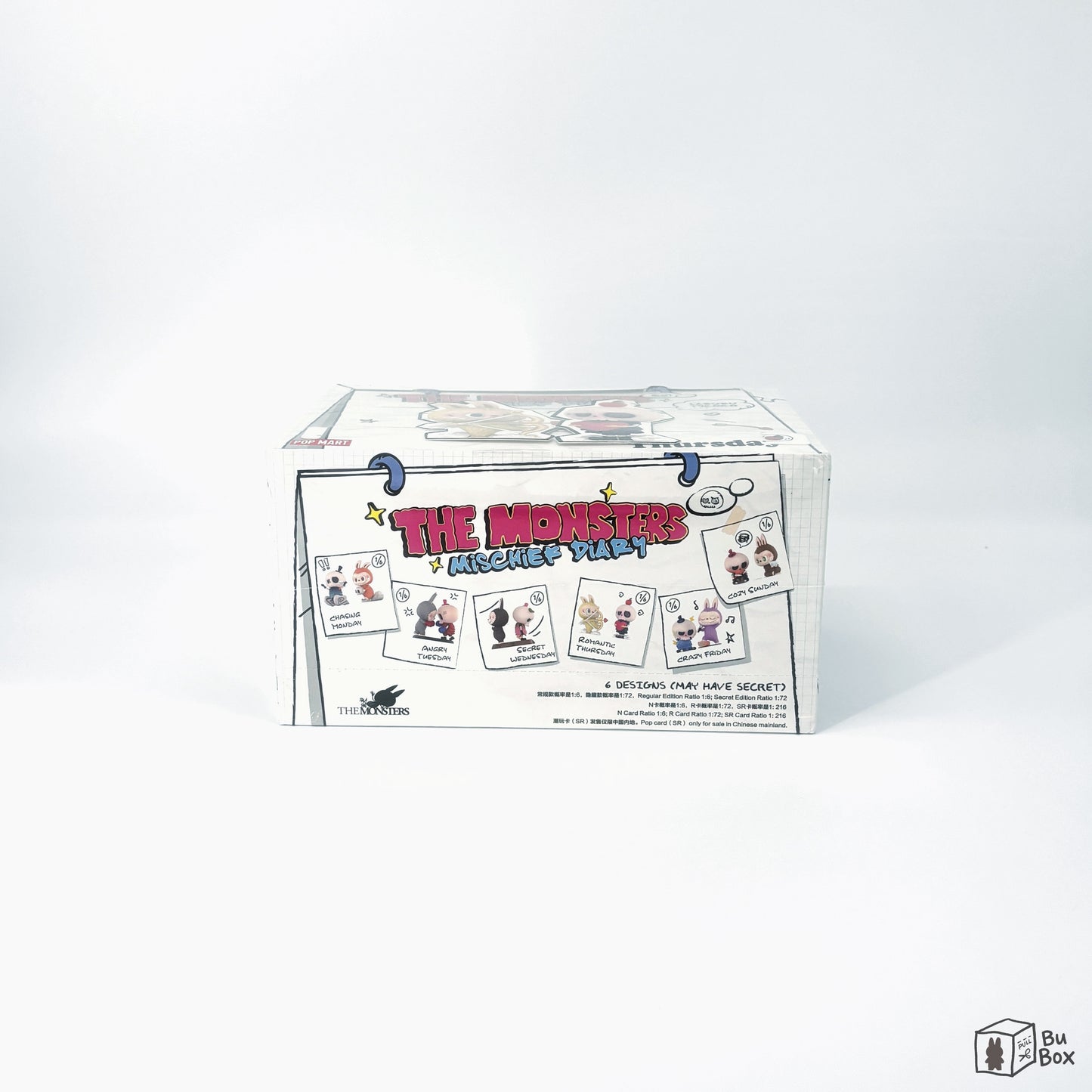THE MONSTERS Labubu Mischief Diary Series Figures Sealed Case (6 Blind Box)
