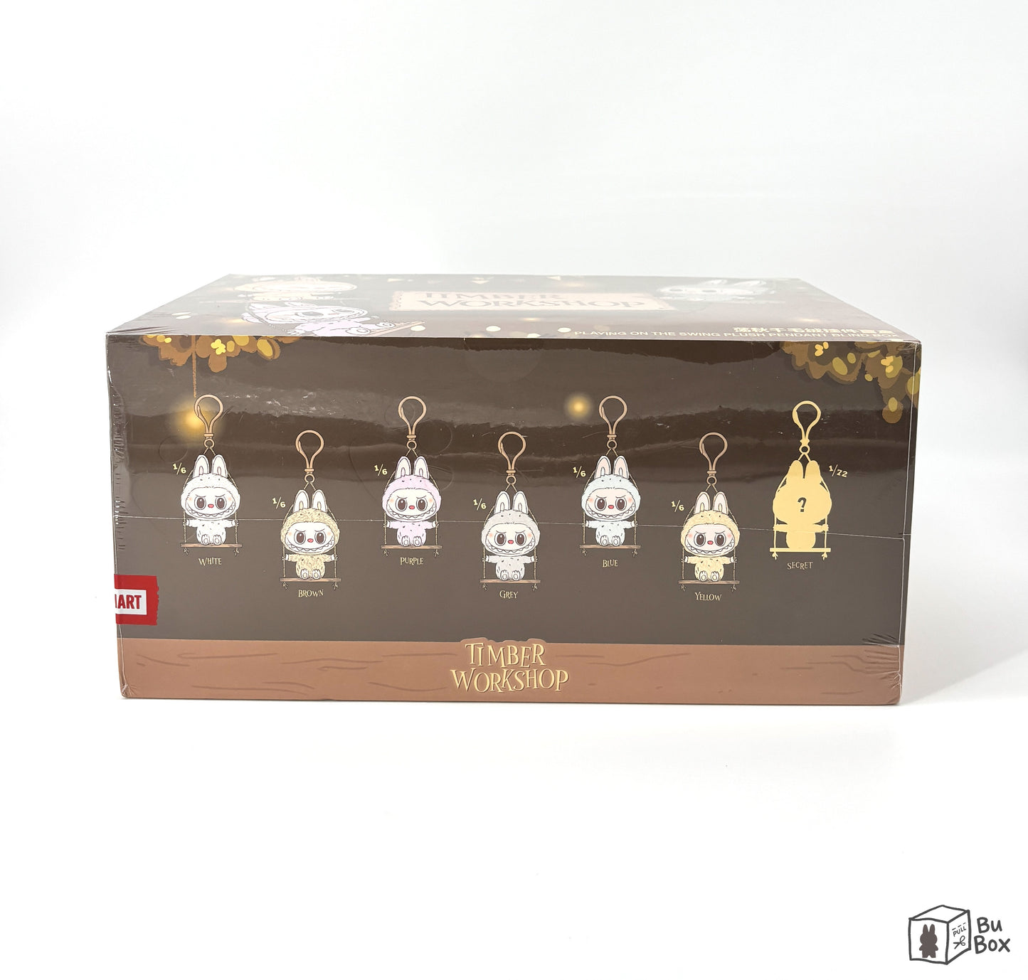 THE MONSTERS Labubu Timber Workshop Playing on the Swing Plush Pendant Sealed Case (6 Blind Box)