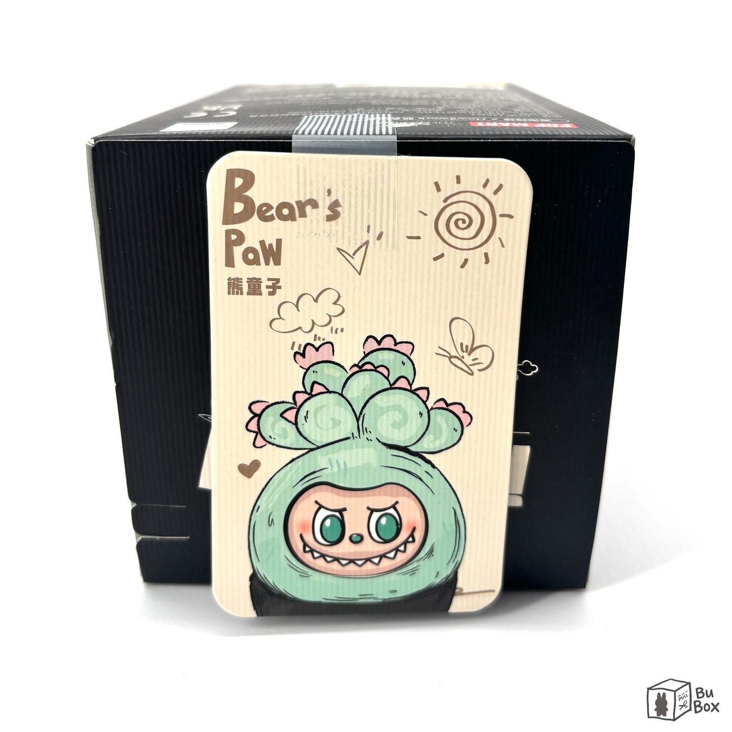Pop Mart, Labubu, The Monsters, Naughty Plants Series, Bear's Paw, Cactus, Elephant's Foot, pre-opened blind box, collectible toy, sealed inner bag, Naughty Plants, blind box