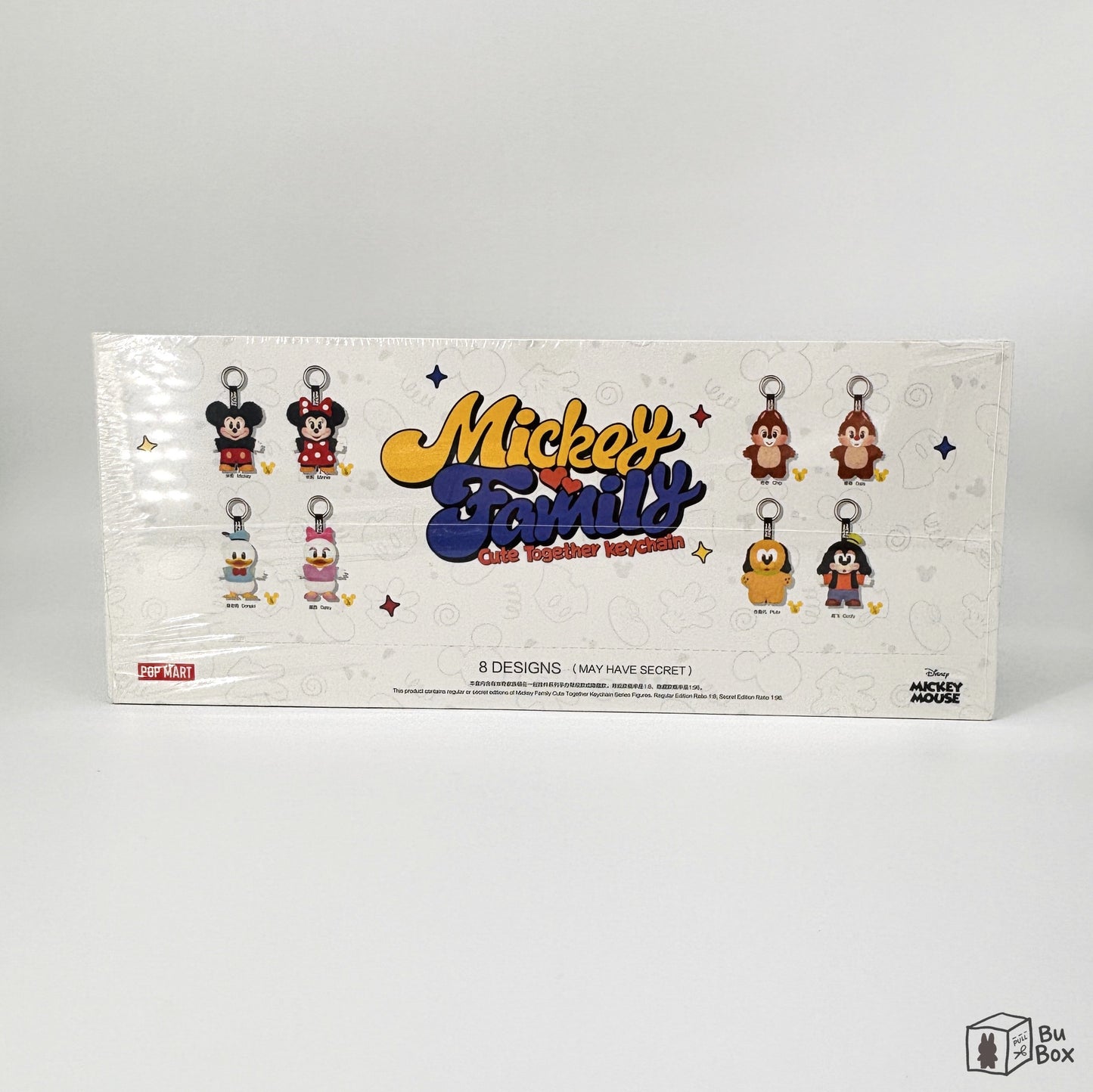 Mickey Family Cute Together Keychain Series Figures Sealed Case (8 Blind Box)