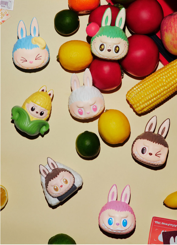 THE MONSTERS Labubu Wacky Mart Series Squishy Charm Single Blind Box (1 Blind Box)