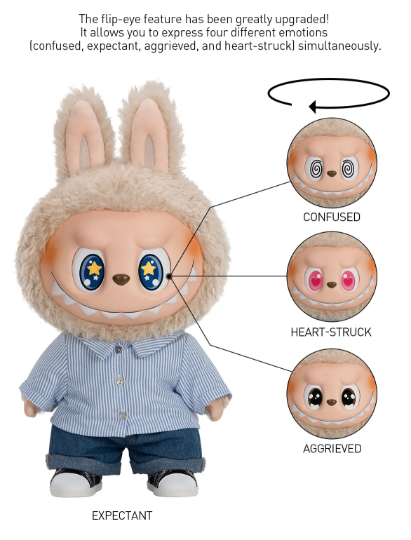 THE MONSTERS Labubu FLIP WITH ME Vinyl Plush Doll