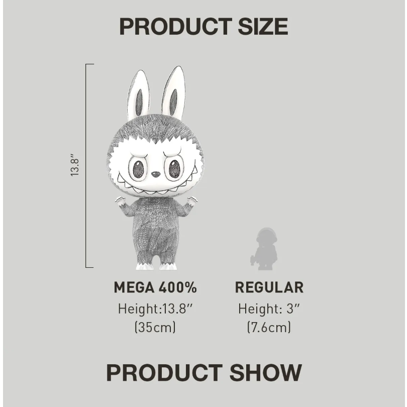 MEGA LABUBU 400% Sketch