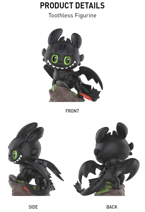 THE MONSTERS Labubu How to Train Your Dragon Figurine Blind Box
