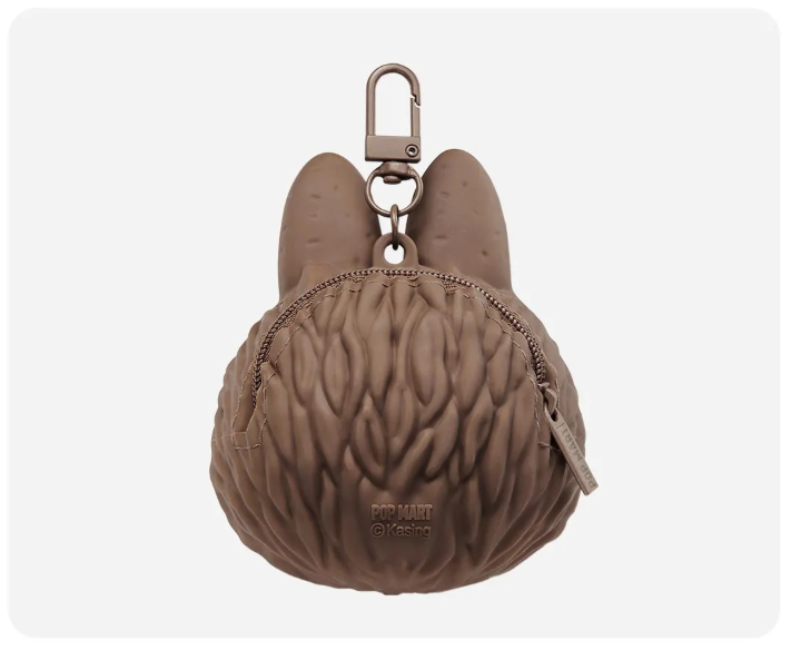 LABUBU Originals-Brown Silicone Earphone Bag
