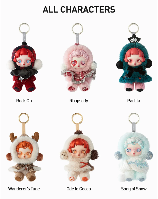 SKULLPANDA Winter Symphony Series Plush Sealed Case (6 Blind Box)