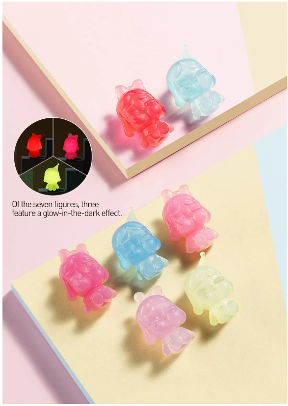 POP BEAN CRYBABY MINI FIGURE Gradient Color Set