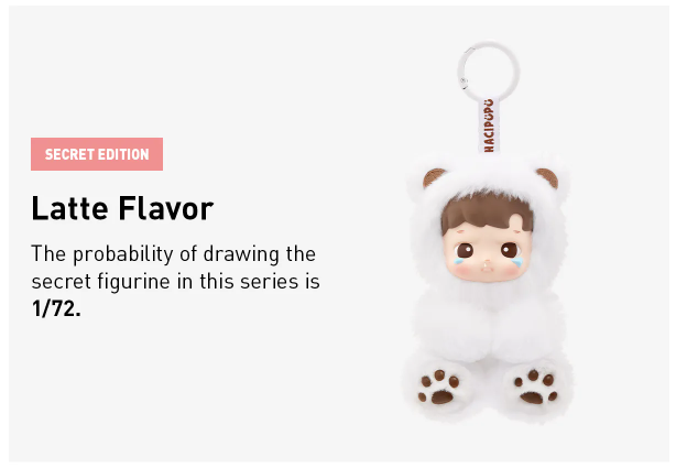 HACIPUPU Gummy Bear Series-Vinyl Plush Pendant Blind Box Sealed Case (6 Blind Box)