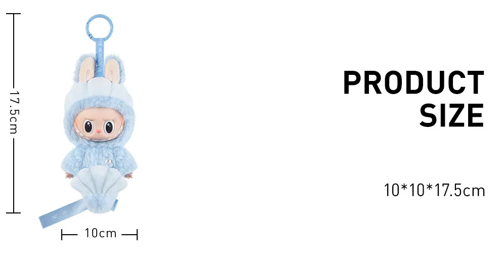 LABUBU HIDE AND SEEK Vinyl Plush Doll Pendant (Singapore Series)