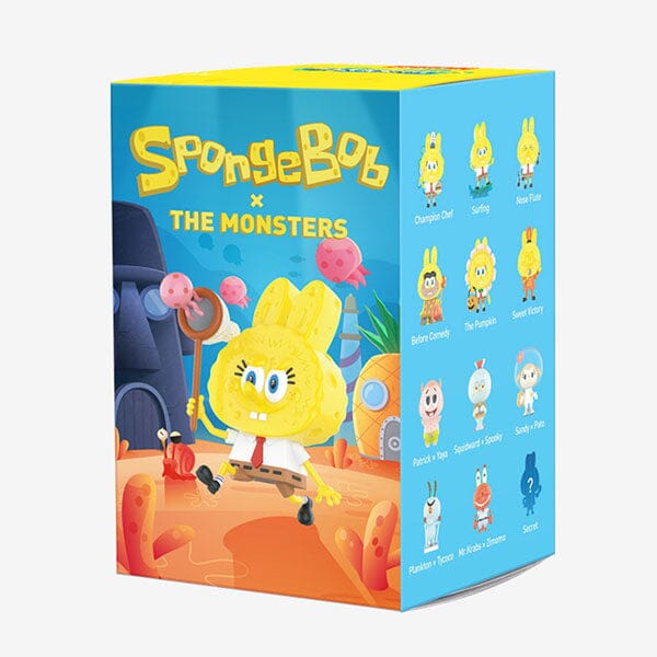 THE MONSTERS Labubu x Spongebob Series Figure Single Blind Box (1 Blind Box)