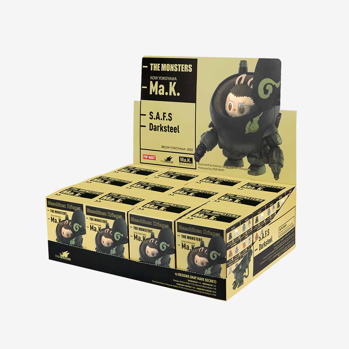 THE MONSTERS Labubu × Kow Yokoyama Ma.k. Series Figures Sealed Case (12 Blind Box)