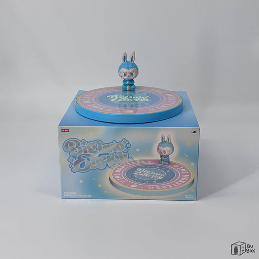 THE MONSTERS Labubu Big into Energy Series Wireless Charger featuring a vibrant and energetic Labubu character design, perfect for fans and collectors of Labubu's dynamic and functional accessories.