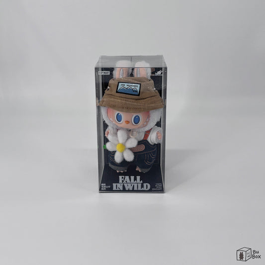 THE MONSTERS Labubu FALL IN WILD Series Vinyl Plush Pendant featuring a Labubu character inspired by nature and the wild, perfect for fans and collectors of Labubu's adventurous and nature-themed design.