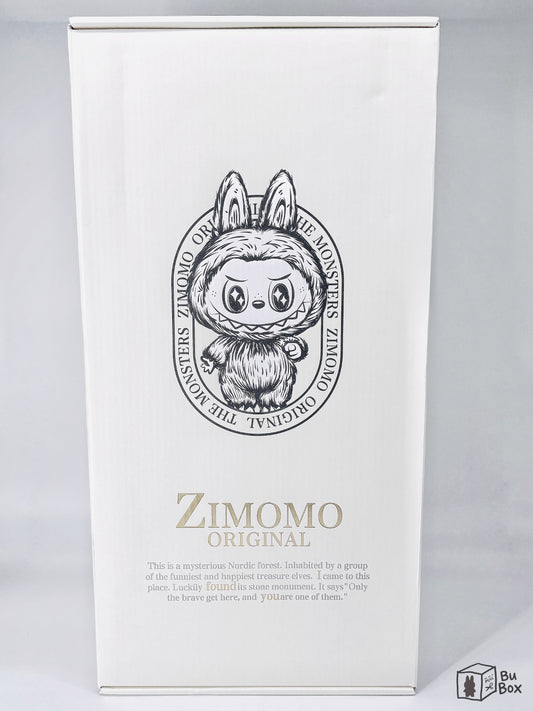 Labubu THE MONSTERS ZIMOMO I FOUND YOU Vinyl Face Doll featuring a collaborative design between Labubu and ZIMOMO with a unique Vinyl Face style, perfect for collectors and fans of both characters.