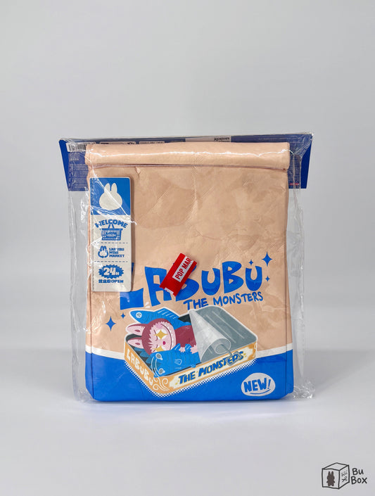 THE MONSTERS Labubu Wacky Mart Series Messenger Bag featuring a vibrant Labubu character design, perfect for fans of Labubu and quirky, functional accessories.