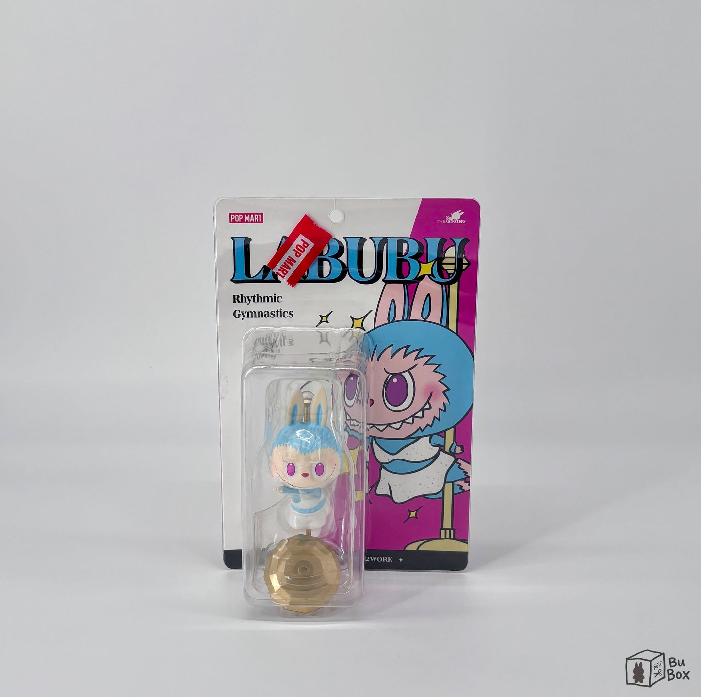 Labubu Rhythmic Gymnastics Figure featuring a graceful Labubu character in a rhythmic gymnastics pose, perfect for fans and collectors of Labubu's athletic and artistic designs.