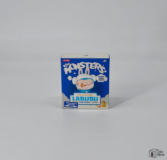 THE MONSTERS Labubu Wacky Mart Series Fridge Magnet Single Box (1 Blind Box) featuring a collectible Labubu fridge magnet from the Wacky Mart series, perfect for fans and collectors of Labubu's quirky designs.
