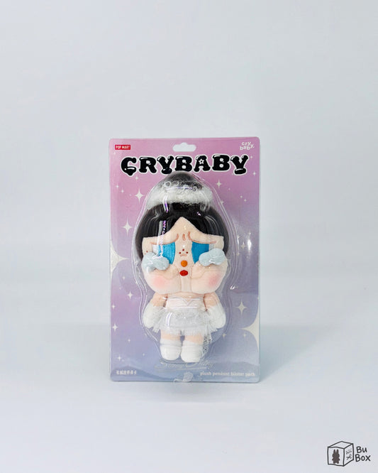 CRYBABY SHINY SHINY SERIES Plush Pendant Blister Pack featuring a soft plush pendant, packaged in a blister pack, perfect for collectors and fans of the Shiny Shiny series.