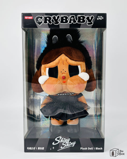 CRYBABY SHINY SHINY SERIES Plush Doll (2 Colors) featuring a soft and vibrant plush doll available in two color options, perfect for collectors and fans of the Shiny Shiny series.