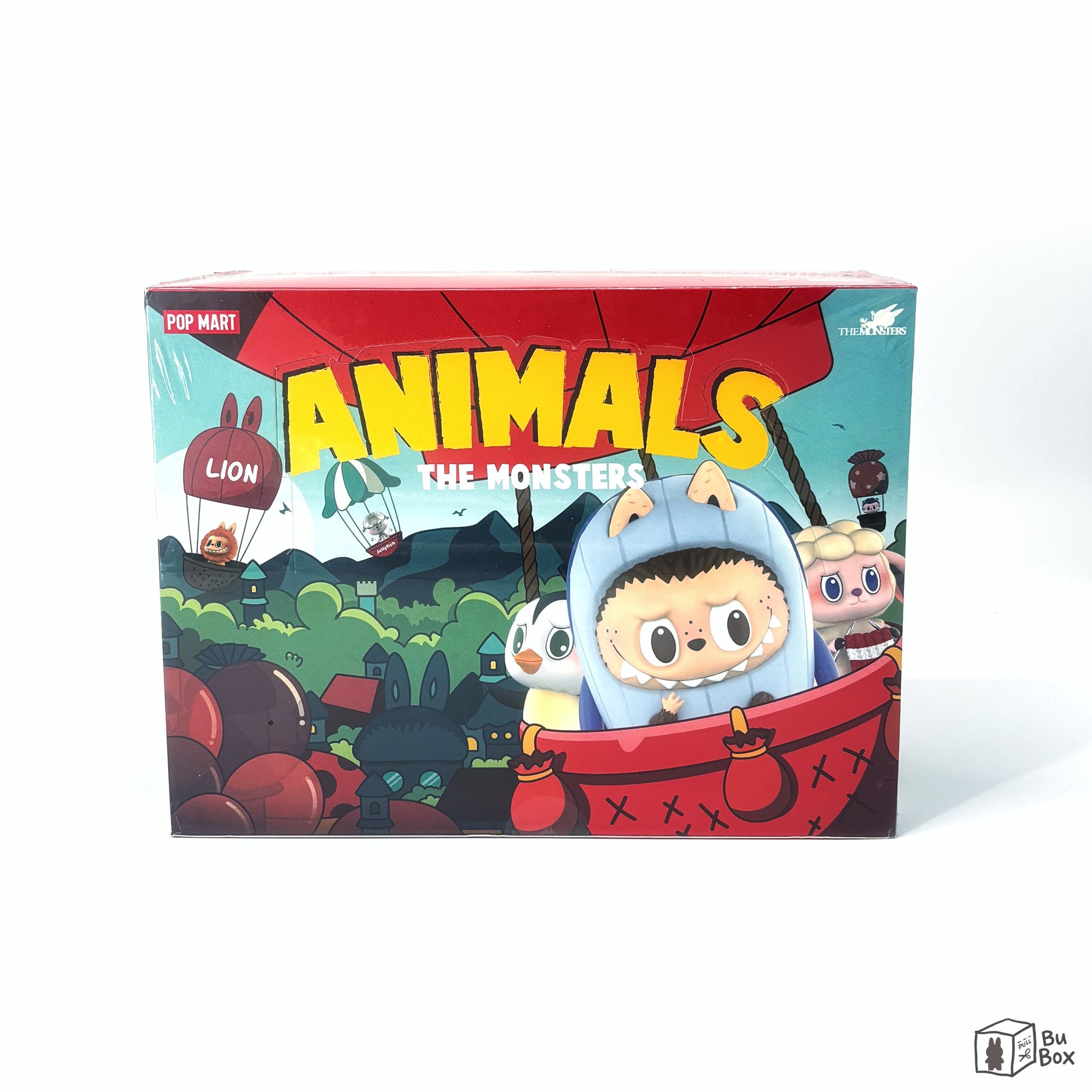 THE MONSTERS Labubu Animals Series Figures Sealed Case (12 Blind Boxes) featuring a collection of Labubu character figures from the Animals series, perfect for collectors and Labubu fans.