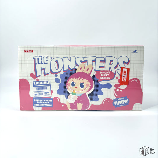 Pop Mart, Labubu, The Monsters, Wacky Mart Series, squishy charm, sealed case, 6 blind boxes, collectible accessory, playful design, squishy , blind box, wacky mart