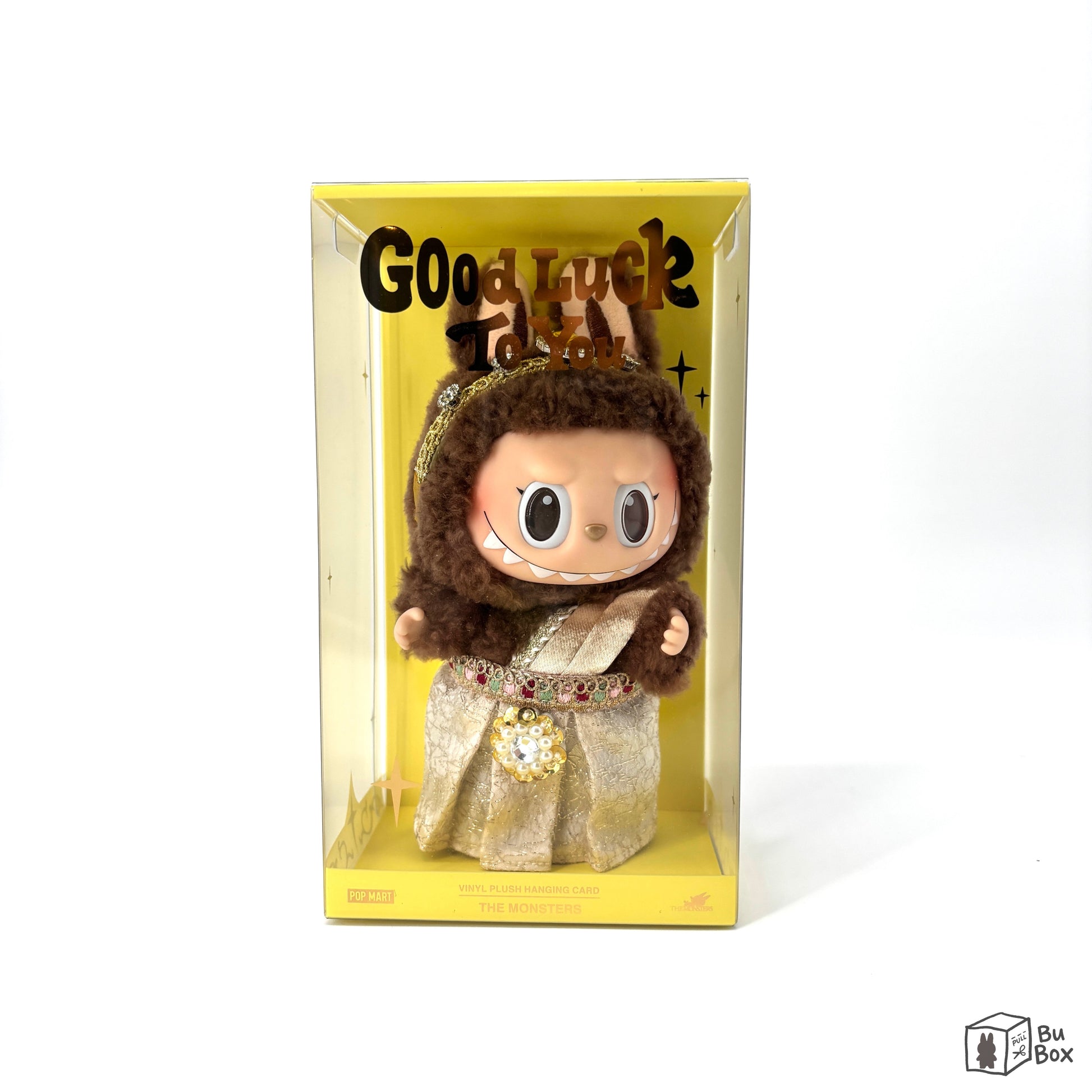 Pop Mart, Labubu, The Monsters, GOOD LUCK TO YOU, vinyl plush doll pendant, collectible accessory, lucky charm, playful design, Thai exclusive, Thai , pendant
