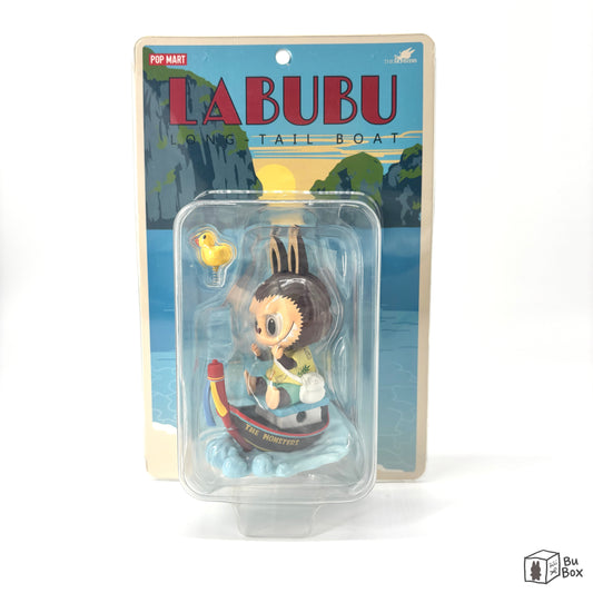Pop Mart, Labubu, The Monsters, Long-tail Boat, collectible figure, Thailand exclusive, vinyl toy, thailand, long tail boat, figure