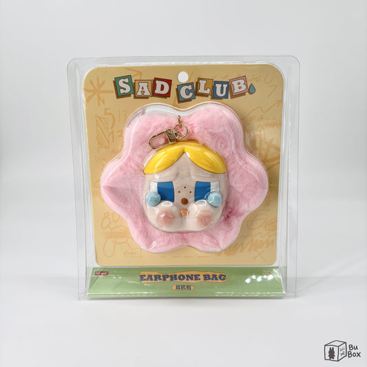 CRYBABY Sad Club Series-Silicone Plush Earphone Bag