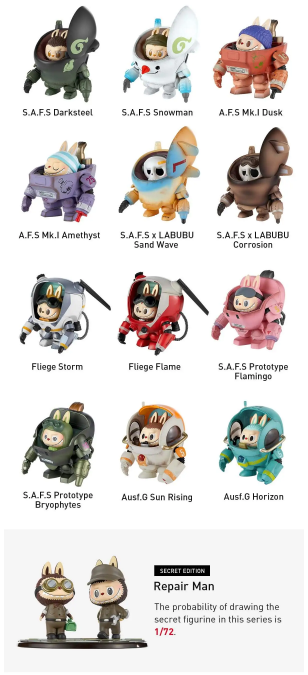 THE MONSTERS Labubu × Kow Yokoyama Ma.k. Series Figure Single Box (1 Blind Box)